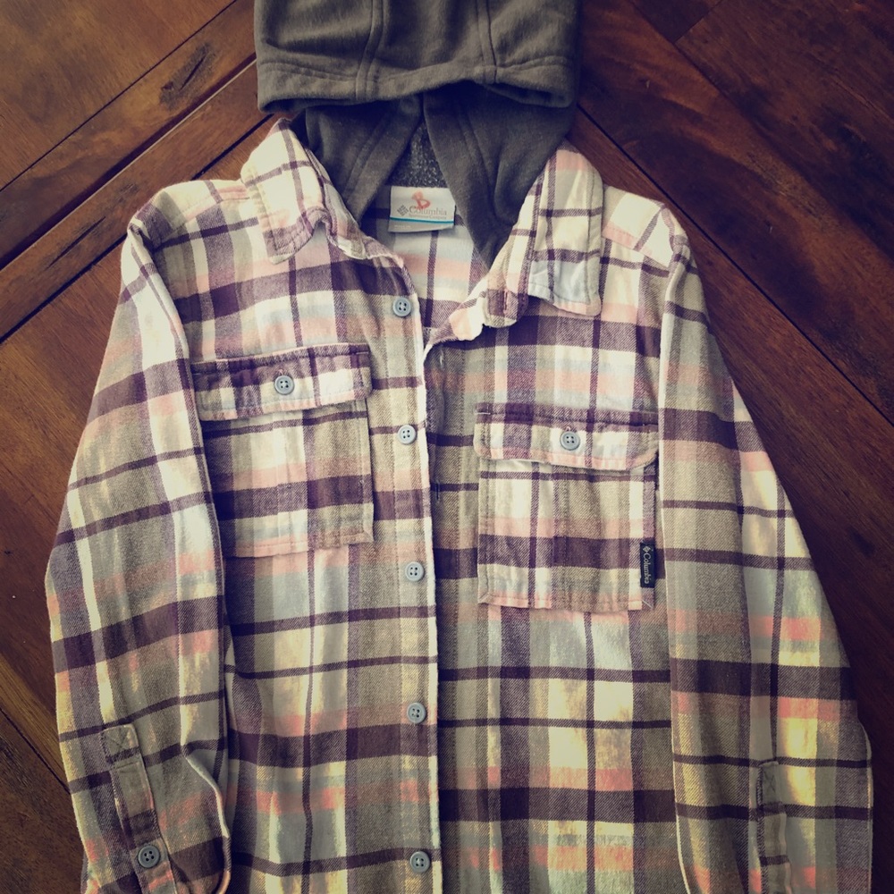 COPY - Columbia button down with hood